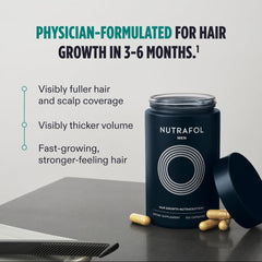 NUTRAFUL Men Hair Growth Nutraceutical Dietary Supplement-120
