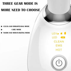 7 Colors Face Neck Beauty Device Face Lifting Massager Double Chin Remover LED