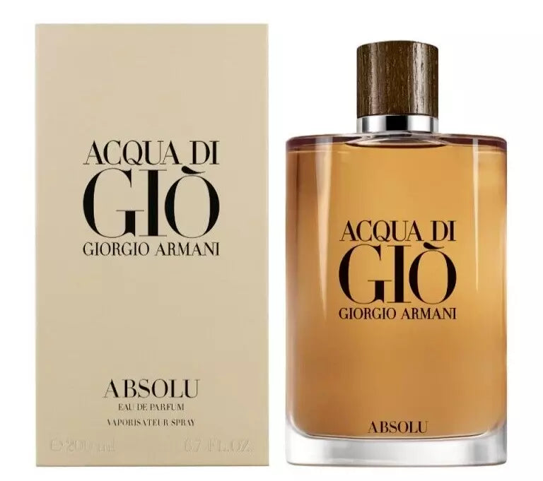 GIORGIO ARMANI ACQUA DI GIO ABSOLU EAU DE PARFUM 6.7 Oz / 200 ml PROMO