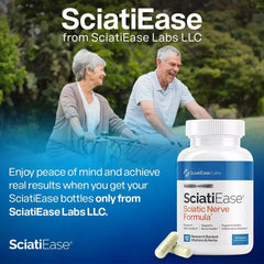 SciatiEase™ Sciatic Nerve Support Formula - 120 Capsules | Natural Pain Relief &amp; Nerve Health