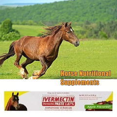 New In Box Paste Horse Dewormer Apple Flavor Exp 12/2026dur-vet wormer pack of 3